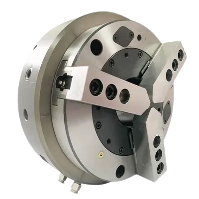 Front Mounted Pneumatic Chuck for CNC machining precision clamping by Asmita Industries